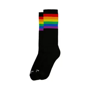 American Socks American Socks Rainbow Pride Mid High classic socks black