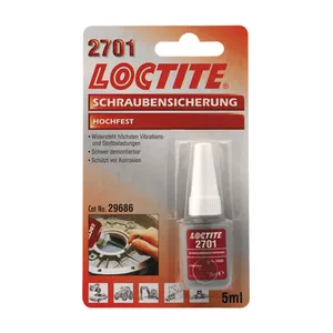 Loctite Loctite 2701 red, threadlocker 5cc