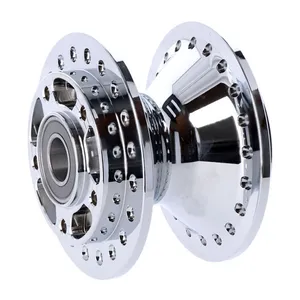 MCS Front wheel hub, chrome