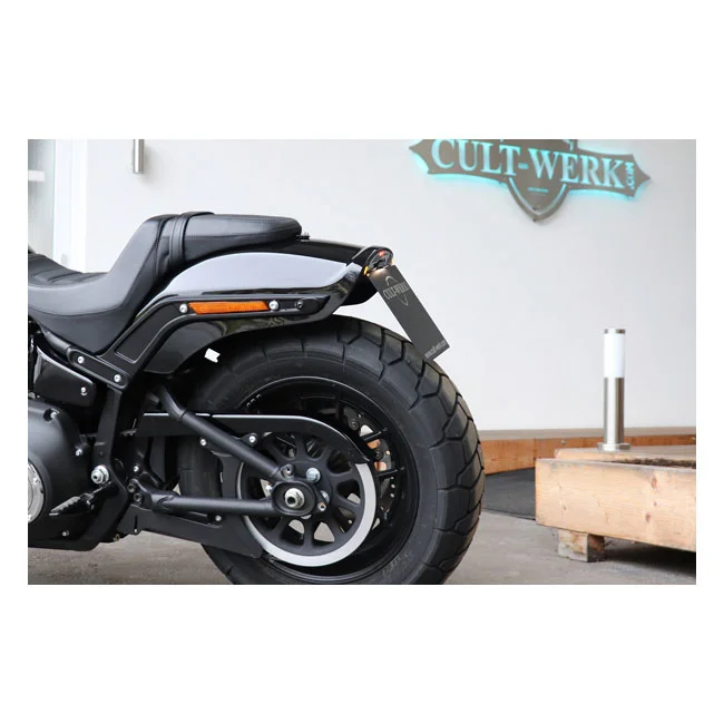 Cult-Werk License plate bracket. 2-1 taillight/brake light
