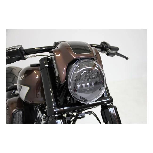 Cult-Werk LED headlamp kit. Night Rod style. Gloss black