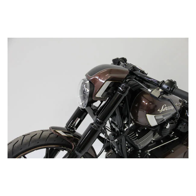 Cult-Werk LED headlamp kit. Night Rod style. Gloss black