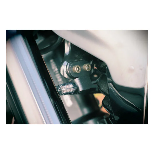Cult-Werk Front turn signal brackets. Black
