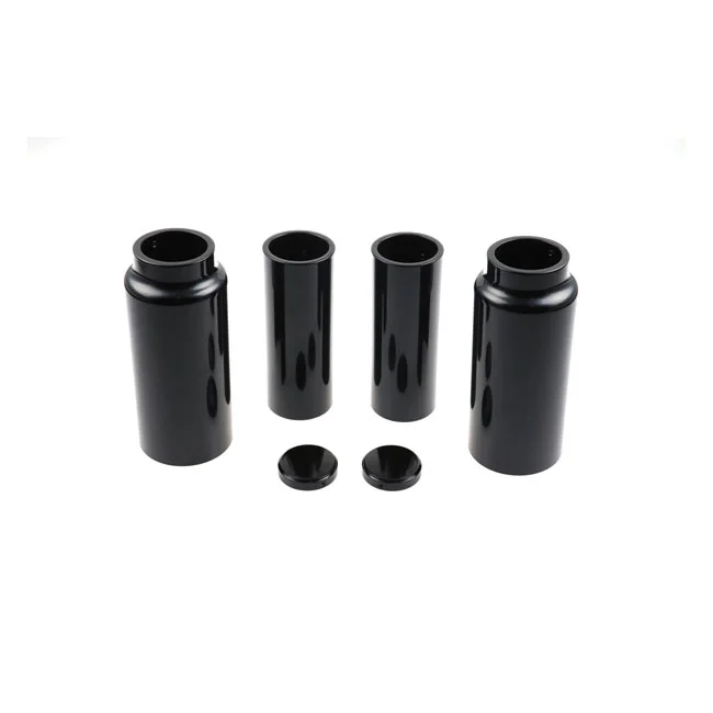 Cult-Werk 6-piece fork tube cover kit. Gloss black
