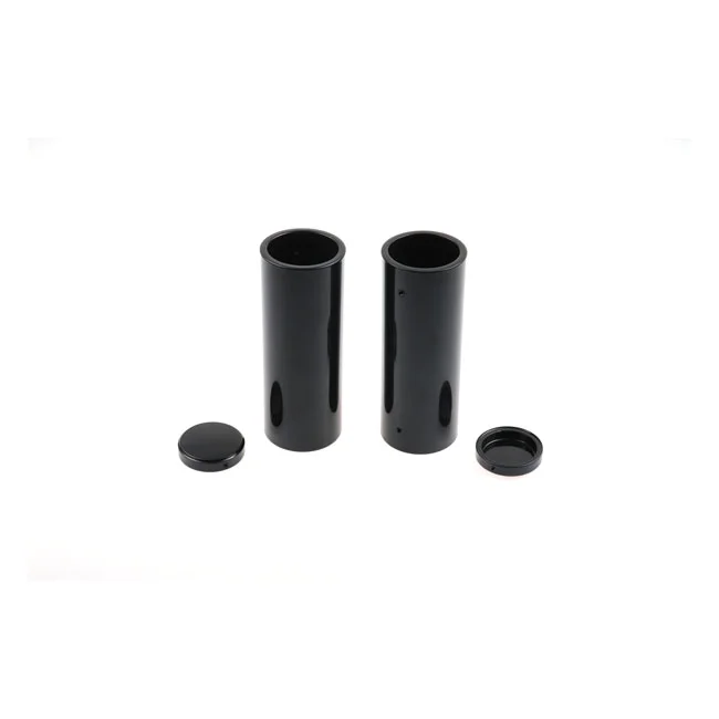Cult-Werk 4-piece fork tube cover kit. Gloss black