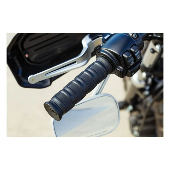 Kuryakyn Dillinger grips. Satin black