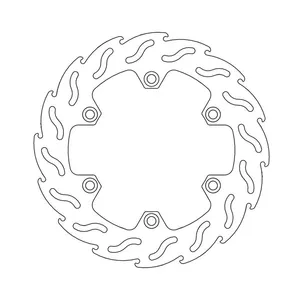 Moto-Master Moto-Master Flame series fixed brake rotor