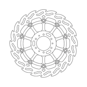 Moto-Master Moto-Master Flame series floating brake rotor