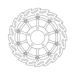 Moto-Master Moto-Master Flame series floating brake rotor