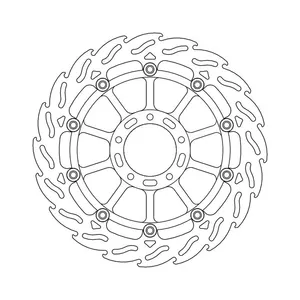 Moto-Master Moto-Master Flame series floating brake rotor