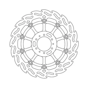 Moto-Master Moto-Master Flame series floating brake rotor