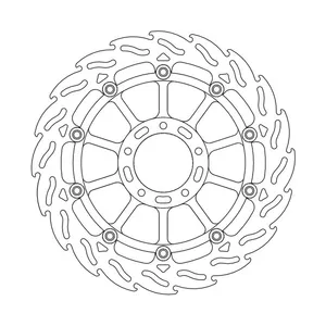 Moto-Master Moto-Master Flame series floating brake rotor