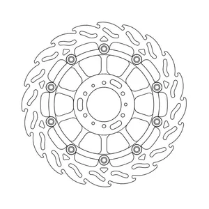 Moto-Master Moto-Master Flame series floating brake rotor