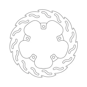 Moto-Master Moto-Master Flame series brake rotor
