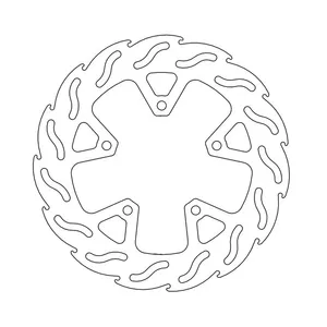 Moto-Master Moto-Master Flame series brake rotor
