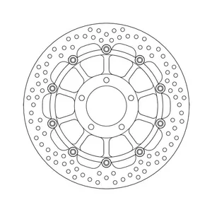 Moto-Master Moto-Master Halo series floating brake rotor