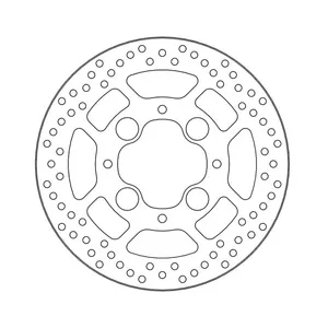 Moto-Master Moto-Master Halo series brake rotor