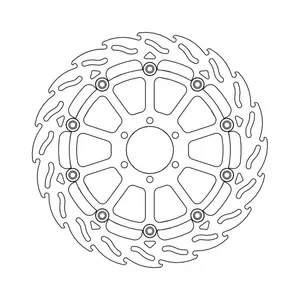 Moto-Master Moto-Master Flame series floating brake rotor