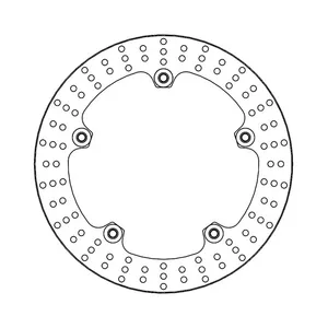 Moto-Master Moto-Master Halo series fixed rivited brake rotor