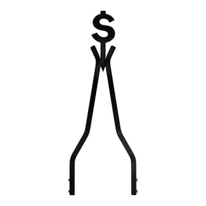 Cycle Visions Cycle Visions Moneytube sissy bar 18", black