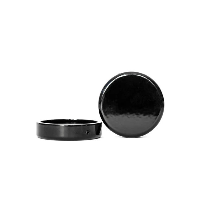 Killer Custom Custom, fork tube cap bolt cover set. Black. 2-piece
