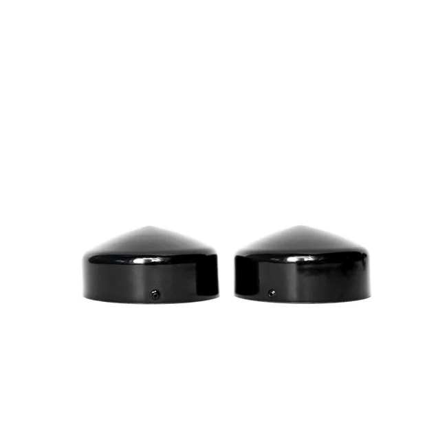 Killer Custom Custom, fork tube cap bolt cover set. Black. 2-piece