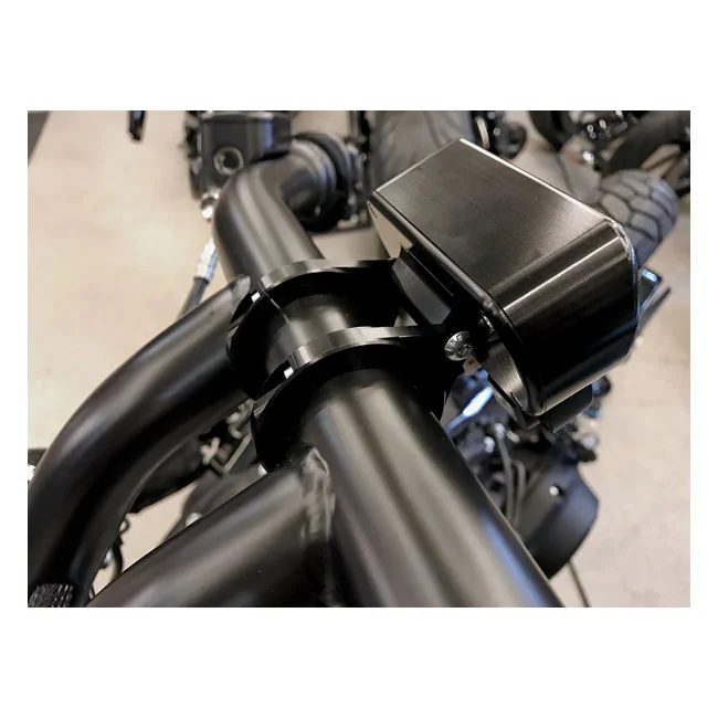 Killer Custom Custom, speedometer housing brackets. 1-1/4" Black