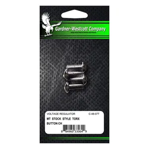 Gardner-Westcott GW, voltage regulator/rectifier mount kit. Chrome