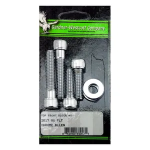 Gardner-Westcott GW, top front motor mount kit. Chrome