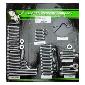 Gardner-Westcott GW, motor screw kit. Chrome