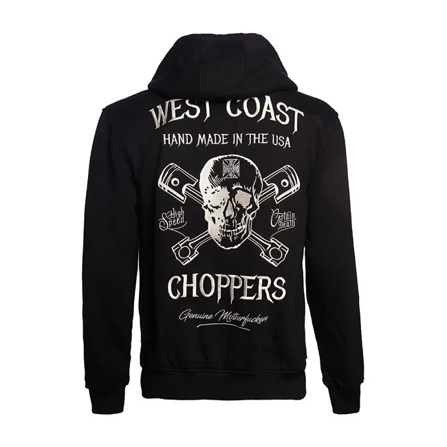 West Coast Choppers WCC High Speed zip hoodie black