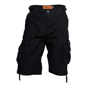 West Coast Choppers WCC Caine ripstop cargo shorts black