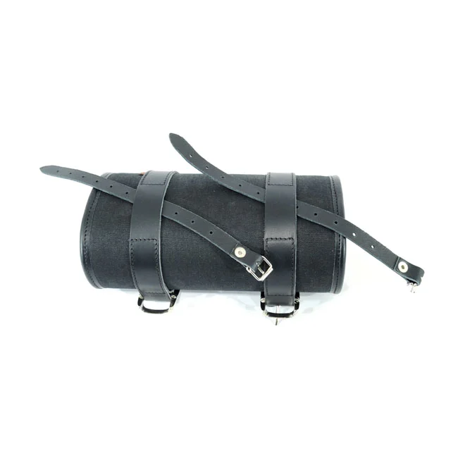 Longride Classic tool roll waxed cotton. Black