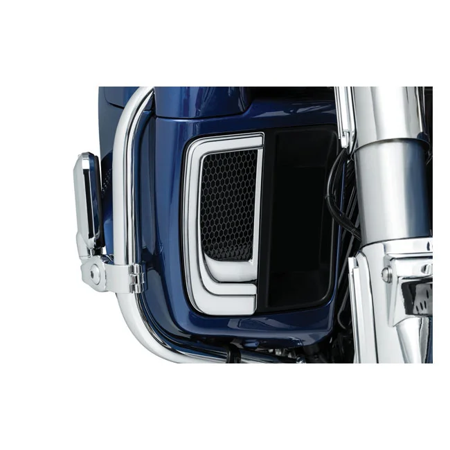 Kuryakyn Tracer LED lighting for fairing lower grill chrome
