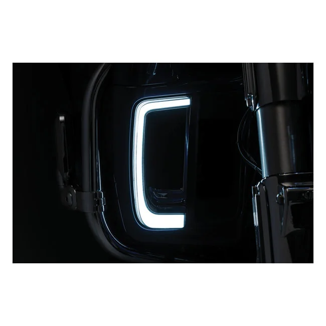 Kuryakyn Tracer LED lighting for fairing lower grill chrome