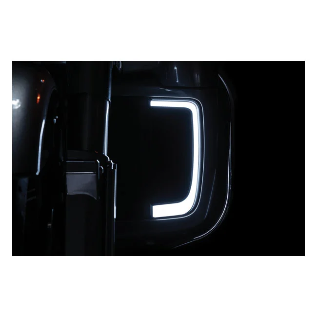 Kuryakyn Tracer LED lighting for fairing lower grill black