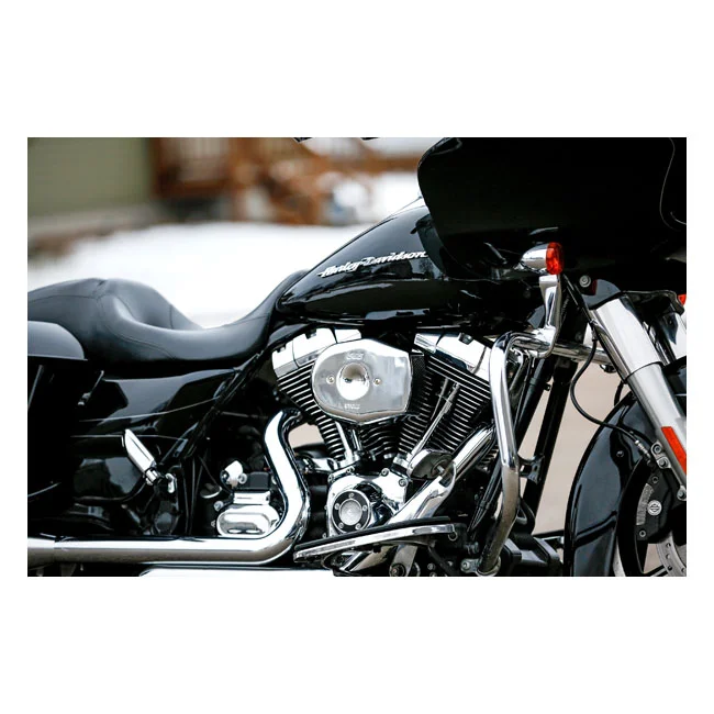 S&S Stealth Tribute air cleaner kit. Chrome