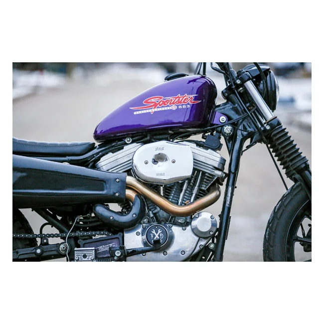 S&S Stealth Tribute air cleaner cover. Chrome