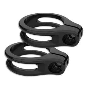 Roland Sands Design RSD, Tracker turn signal fork mount set. 41mm. Black