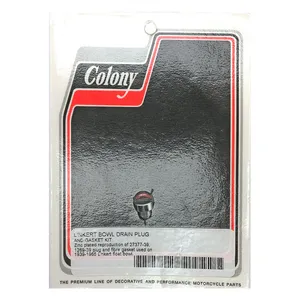 Colony Colony, Linkert float bowl drain plug and gasket kit