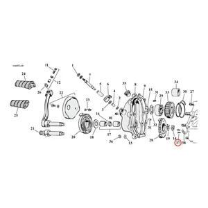 MCS Screw, countersunk head. bumper plate kickstarter