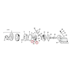MCS Roll pin, ratchet top transmission