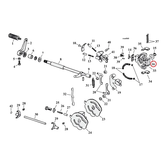 MCS Thrust washer, shifter cam - 35336-74