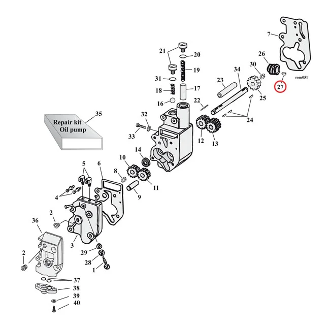 MCS Woodruff key, T-key - 11219