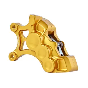 Arlen Ness Arlen Ness, 6P differential bore brake caliper F/L. Gold