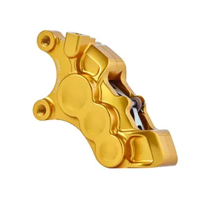 Arlen Ness Arlen Ness. 6-p differential bore brake caliper L/F. Gold