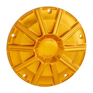 Arlen Ness Arlen Ness, 10-Gauge I derby cover. Gold