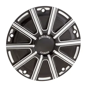 Arlen Ness Arlen Ness, 10-Gauge II derby cover. Black Contrast