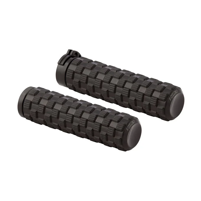 Arlen Ness GRIPS - AIRTRAX - TBW - BLACK