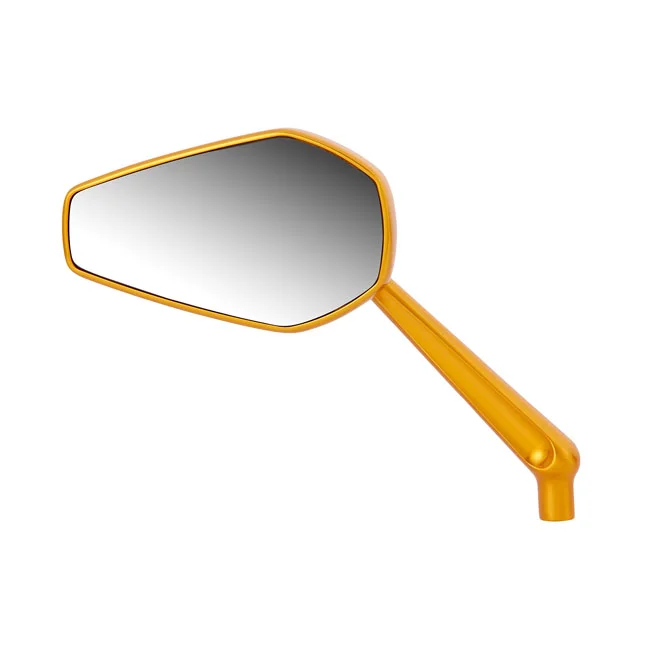 Arlen Ness Ness, Mini stocker billet mirror left gold